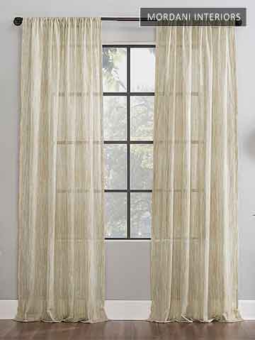 Styling with Striped Cotton Sheer Curtains