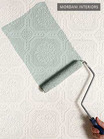 Why are paintable wallpaper used by designers