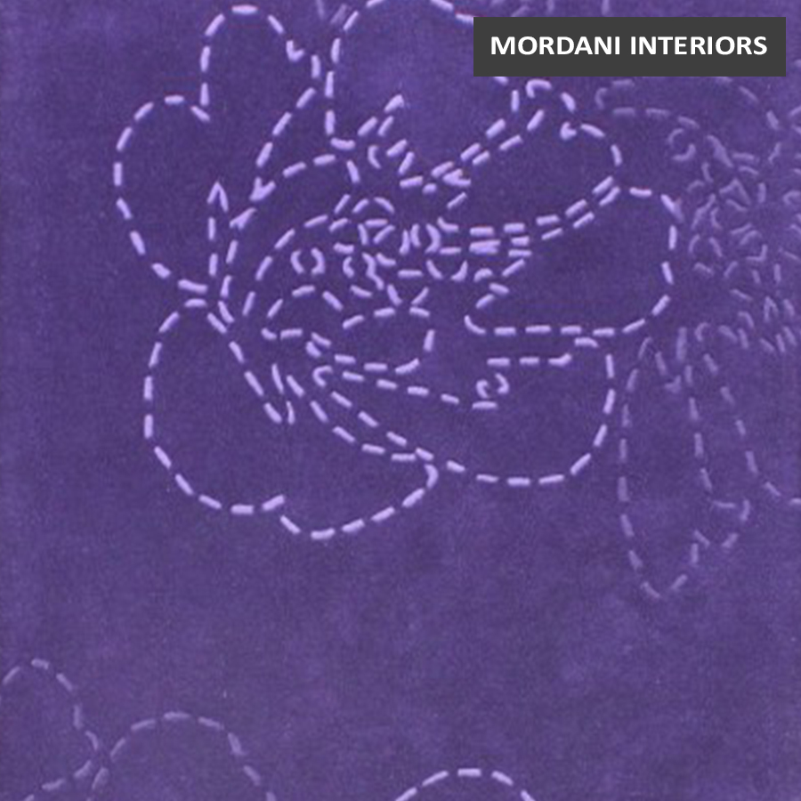 004 A-Fantasy Purple Floral Carpet Rugs