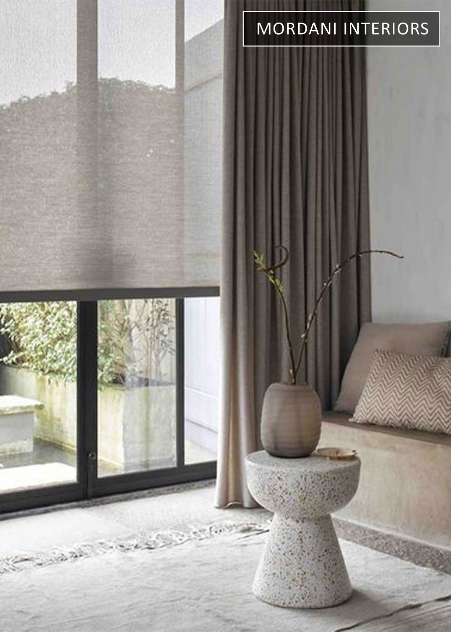 Antalya Sheer Cream Translucent Roller Blinds