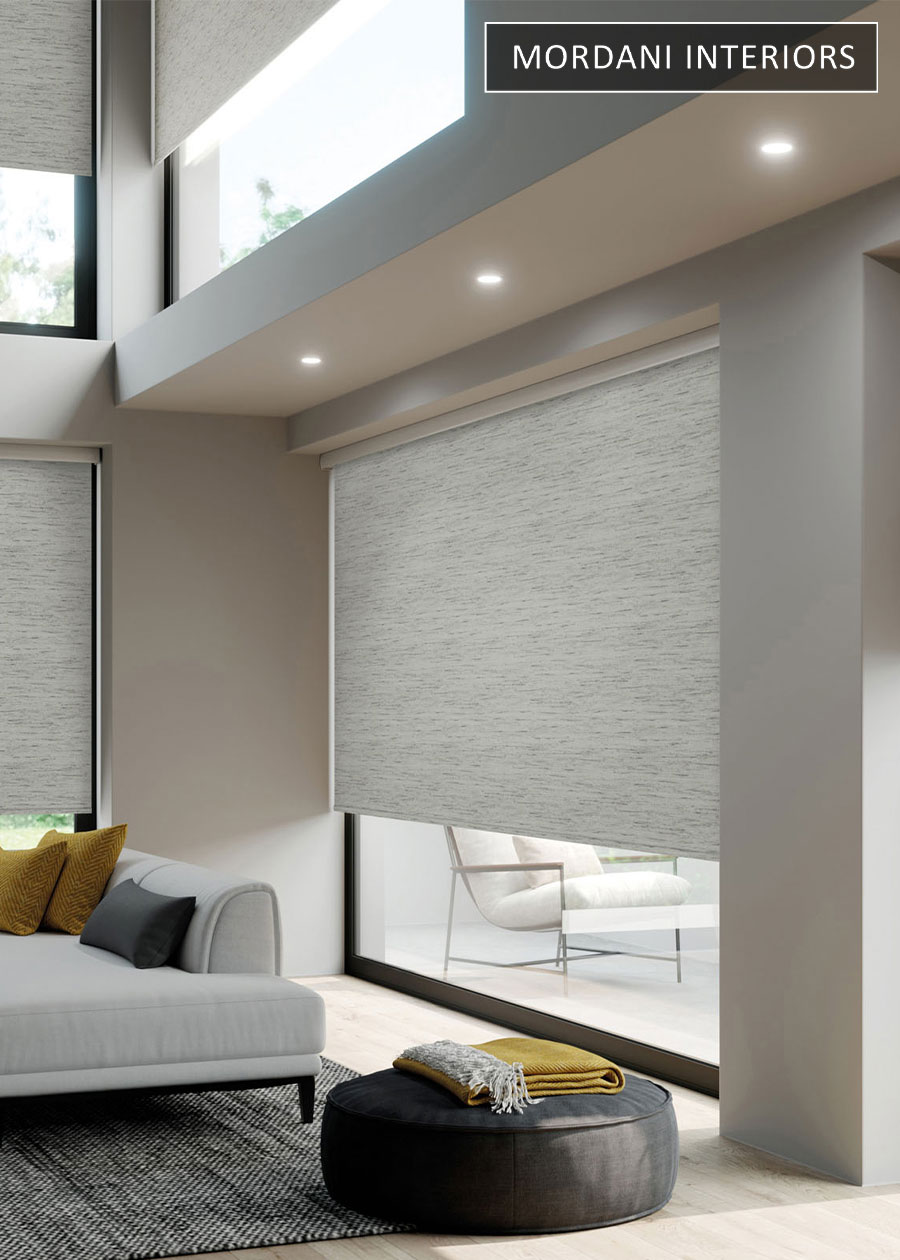  Vienna Grey Blackout Window Roller Blinds