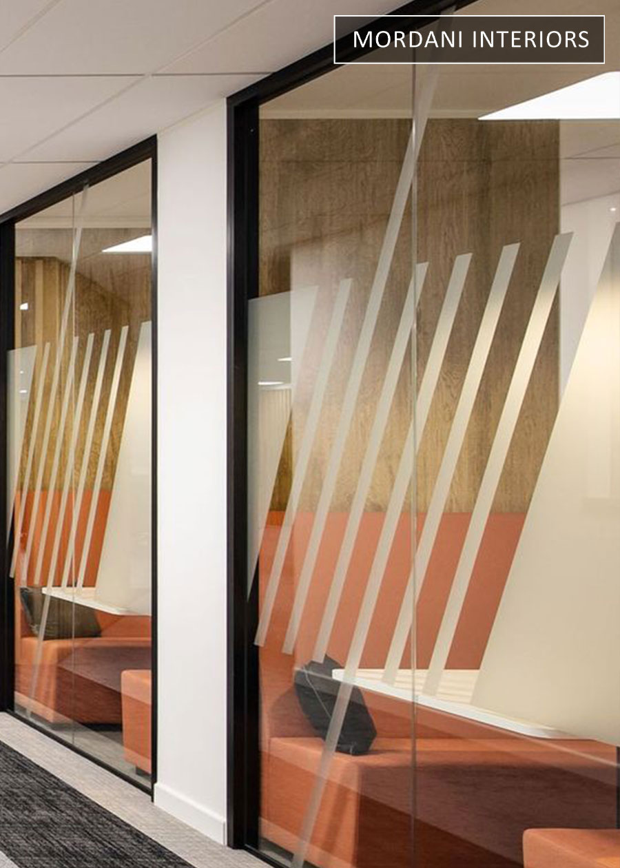 Custom Zebra Crossed Glass Film