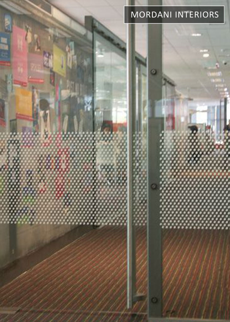 Fine Dotted Door Glass Film