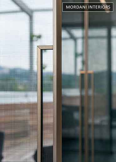 Fine Fabric Textured Privacy Glass Film