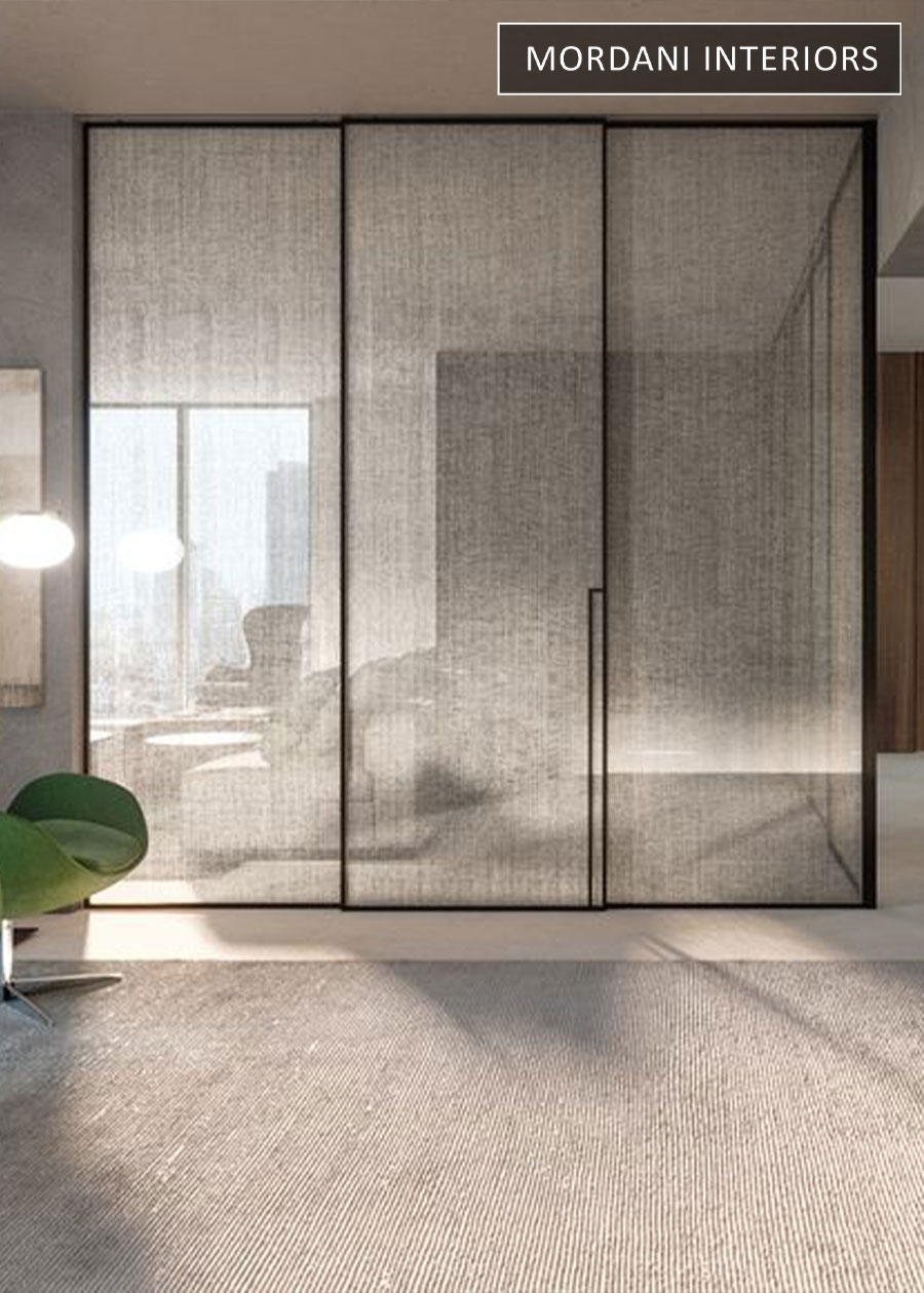 Fine Linen Privacy Partition Glass Film