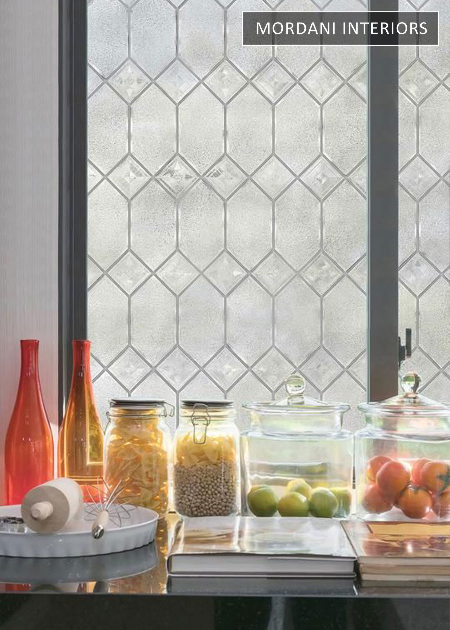 Heavy Textured Abstract Glass Film