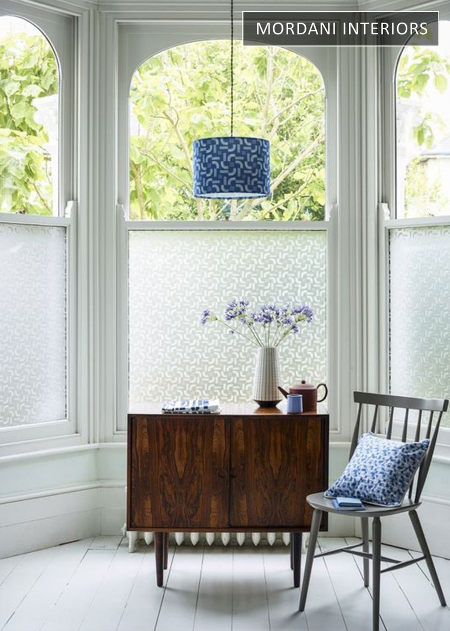 Ornamental Frosted Window Glass Film