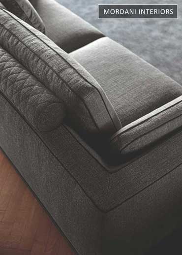 Dark Grey Texture Chenille Upholstery