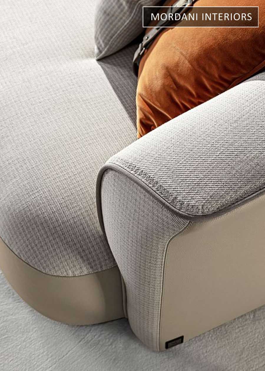 Light Grey Texture Chenille Upholstery
