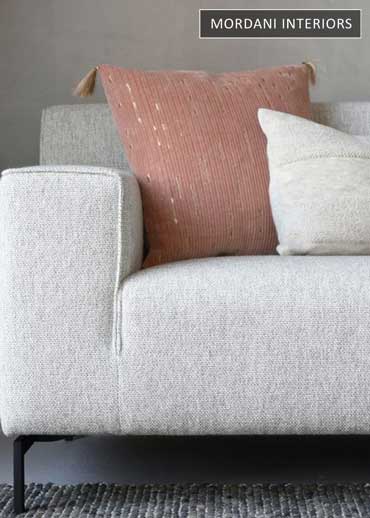 White Texture Chenille Upholstery