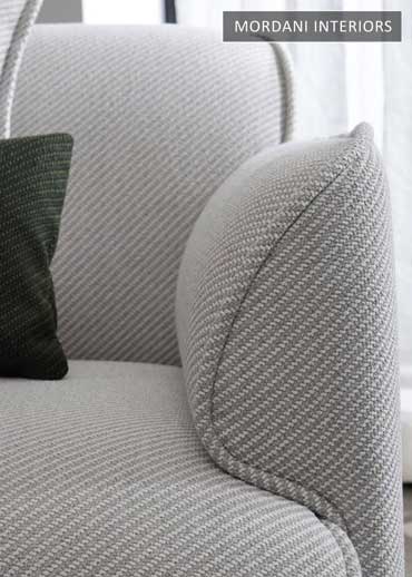 White Chenille Upholstery