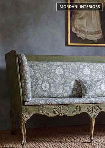 Delicate Ethnic Jacquard Upholstery