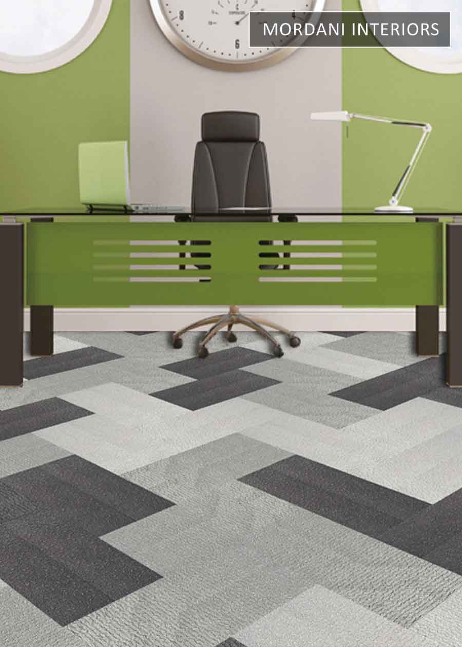 Grey & Black  Magical Heritage Carpet Tiles