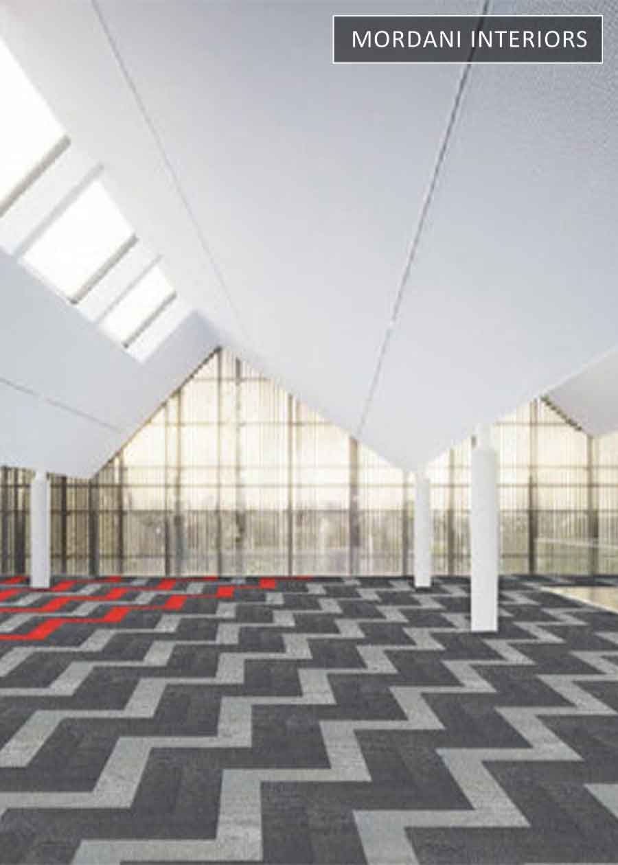 Dark Grey Magical Heritage Carpet Tiles