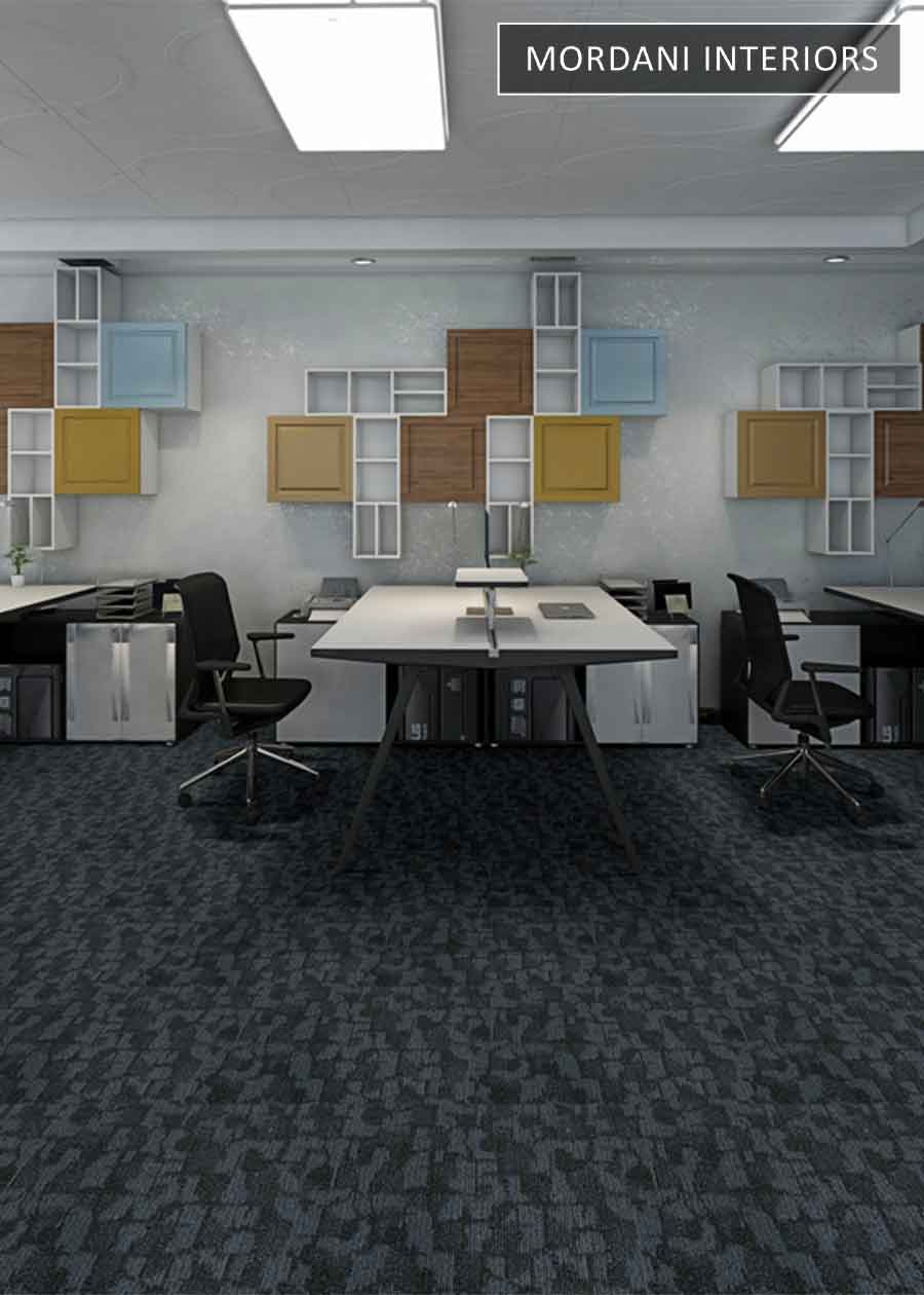 Dark Grey Mandate  Heritage Carpet Tiles