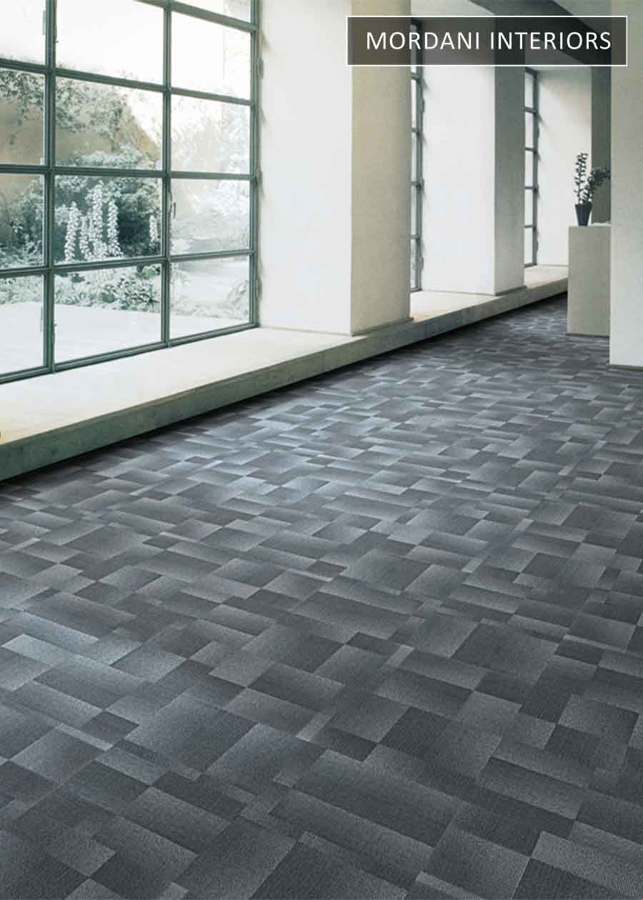 Silver Grey Mandate  Heritage Carpet Tiles