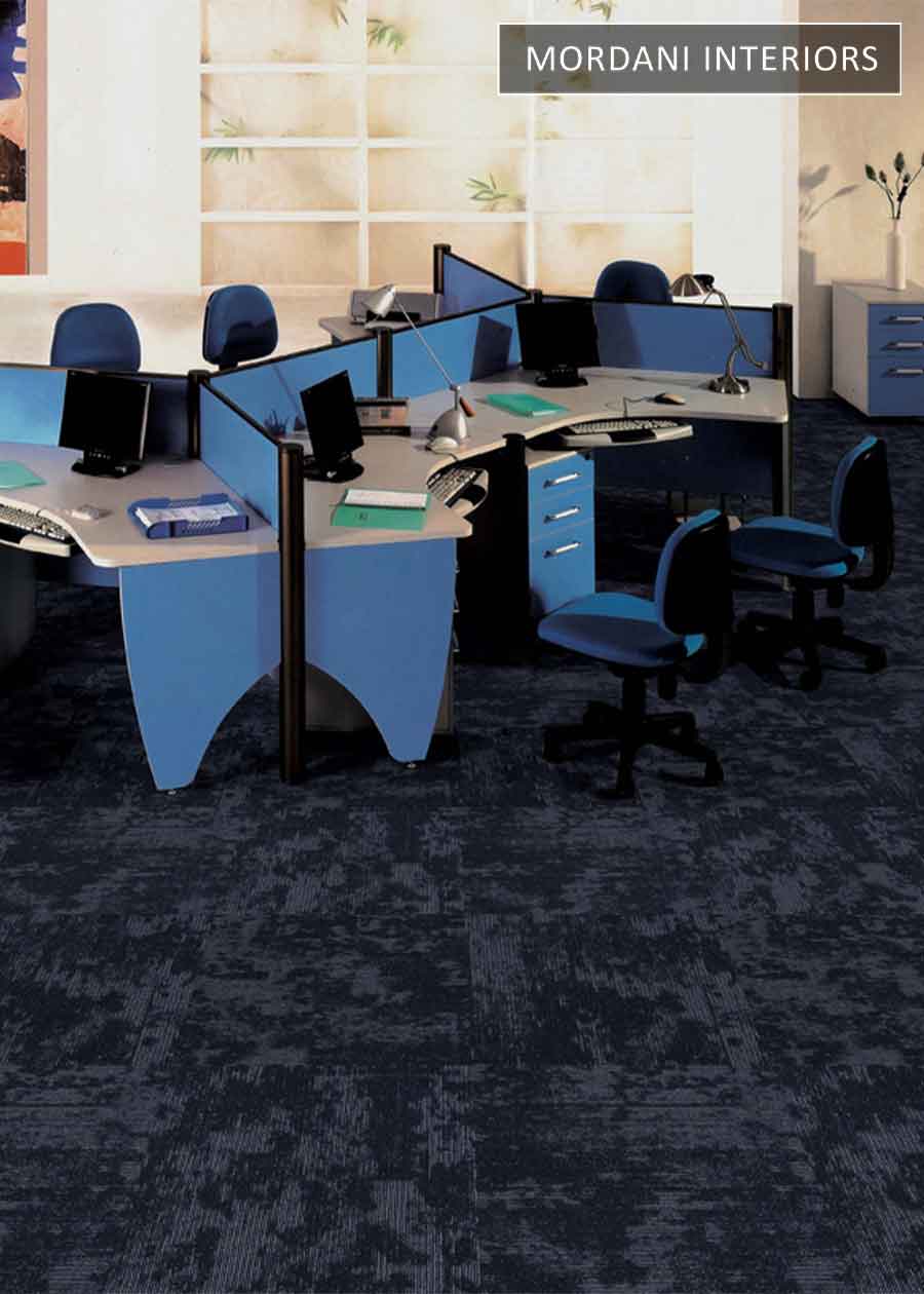 Black, Dark Grey Mandate  Heritage Carpet Tiles