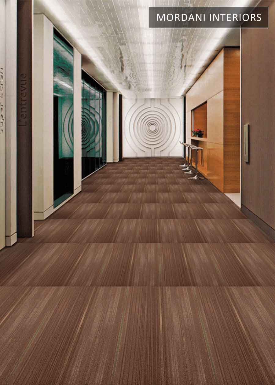 Dark Brown Mandate  Heritage Carpet Tiles