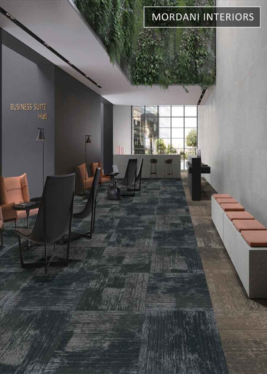 Cream & Grey  Mandate  Heritage Carpet Tiles