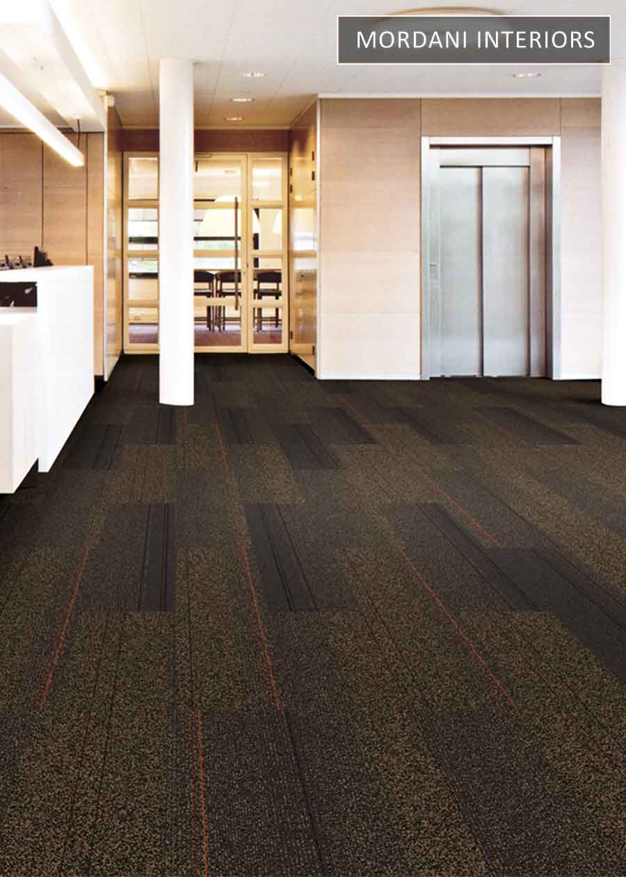  Brown & Dark Brown Melody Heritage Carpet Tiles