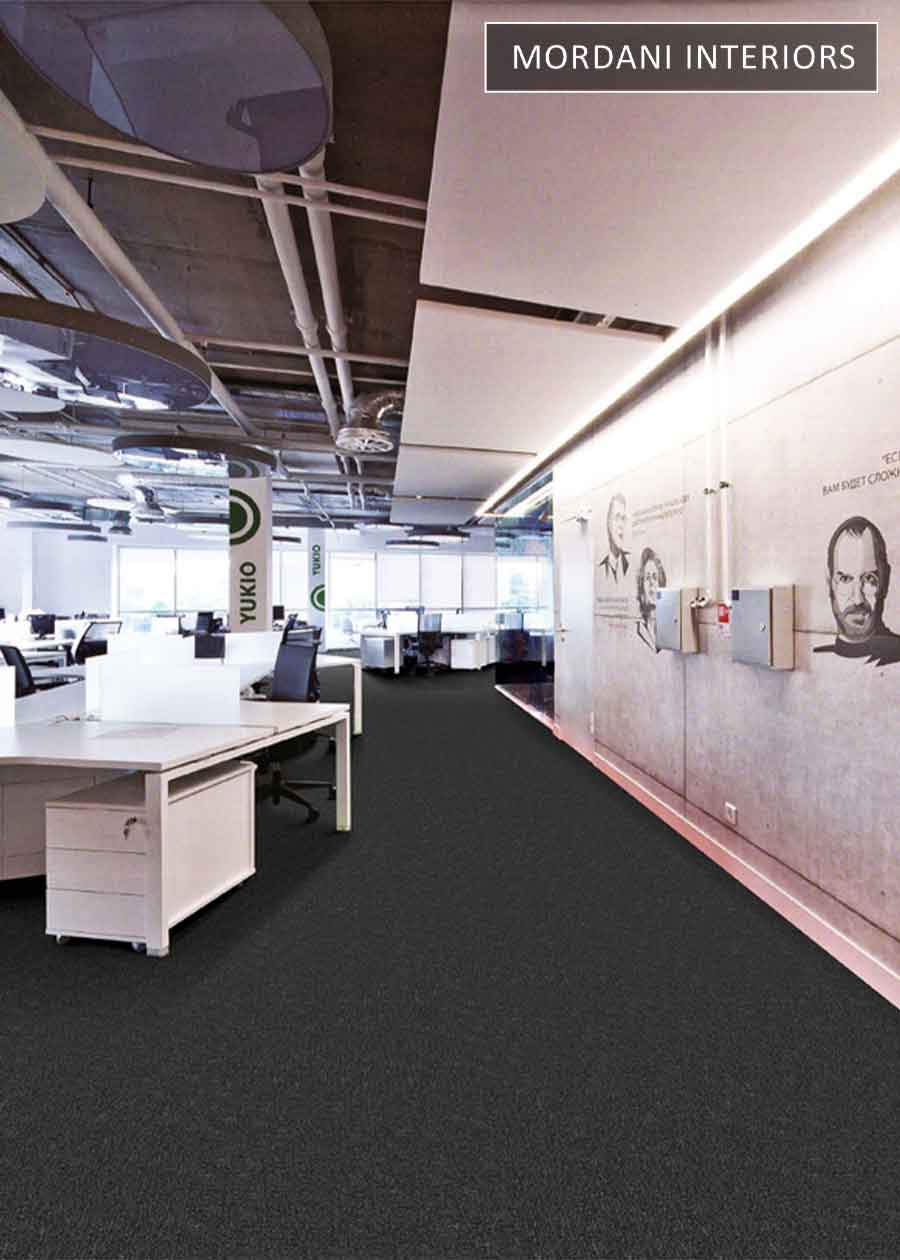 Black Miko Air Heritage Carpet Tiles
