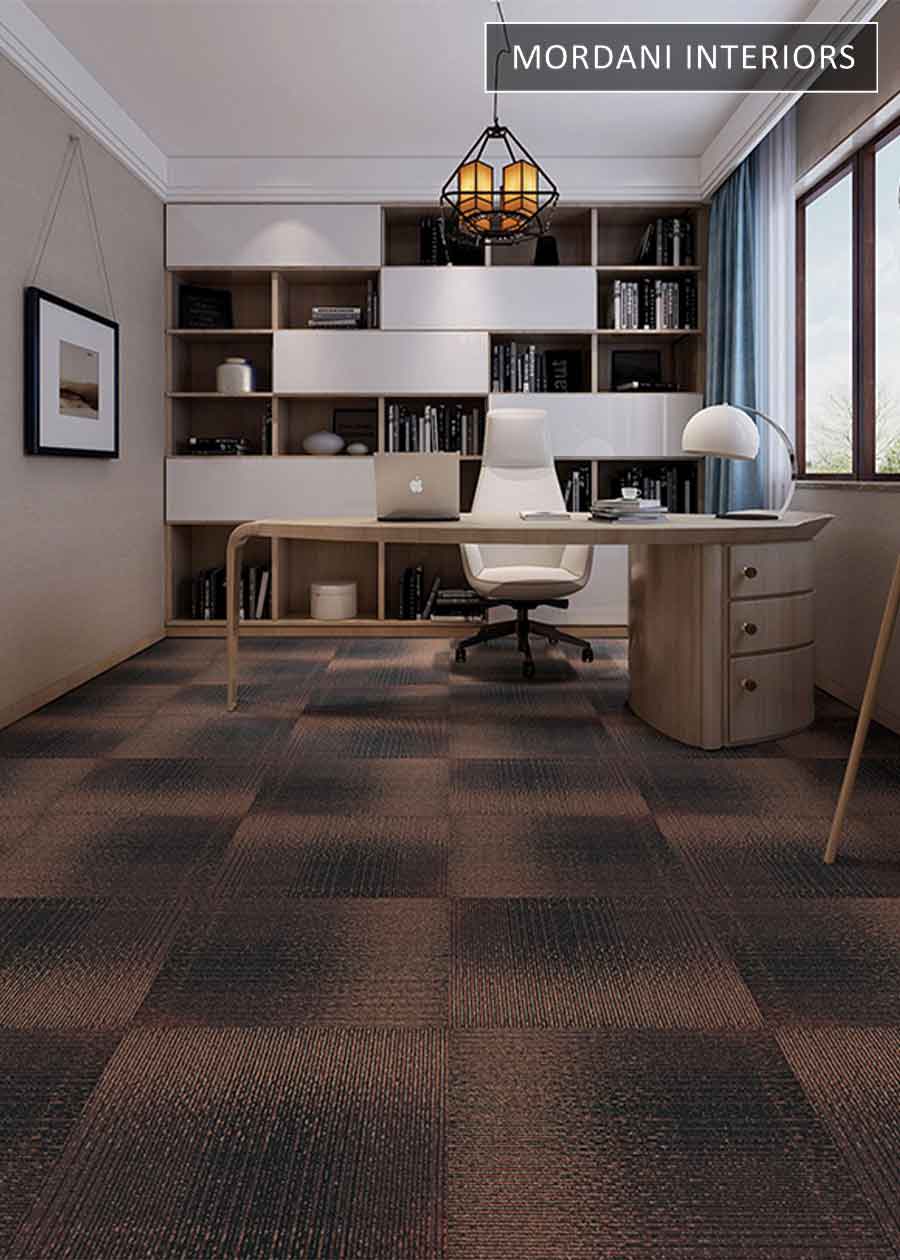 Black & Brown Topaz Heritage Carpet Tiles