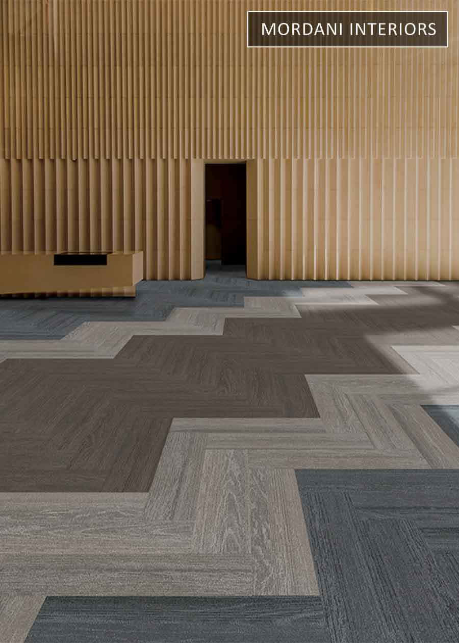 Brown &Cream & Grey Topaz Heritage Carpet Tiles