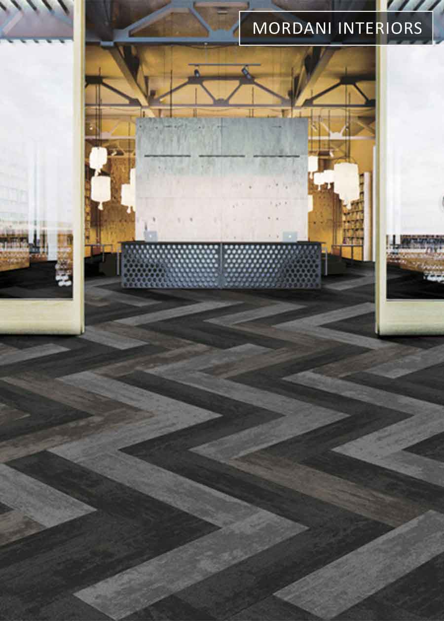 Cream & Grey & Silver Grey Topaz Heritage Carpet Tiles