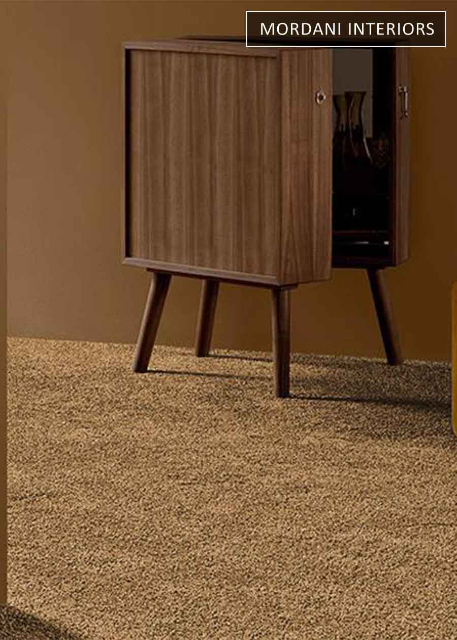 Dark Brown Hego Peri Plus Wall to Wall Carpet