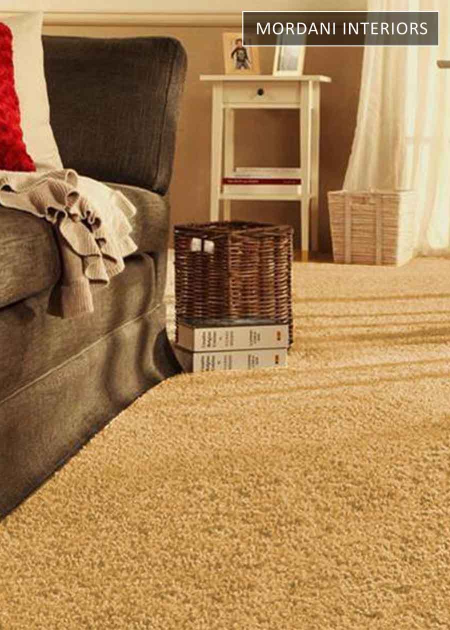 Yellow Hego Peri Plus Wall to Wall Carpet