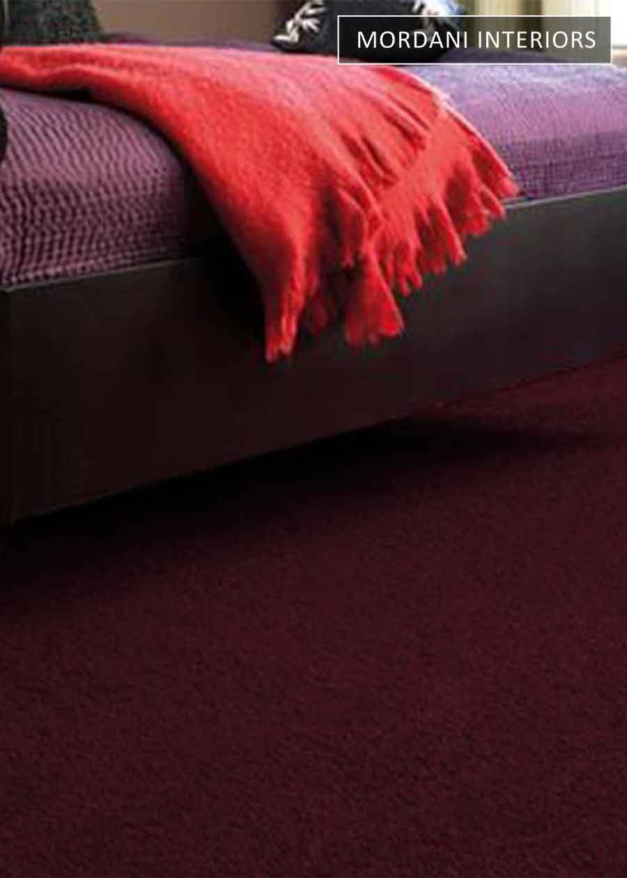 Maroon Hego Peri Plus Wall to Wall Carpet