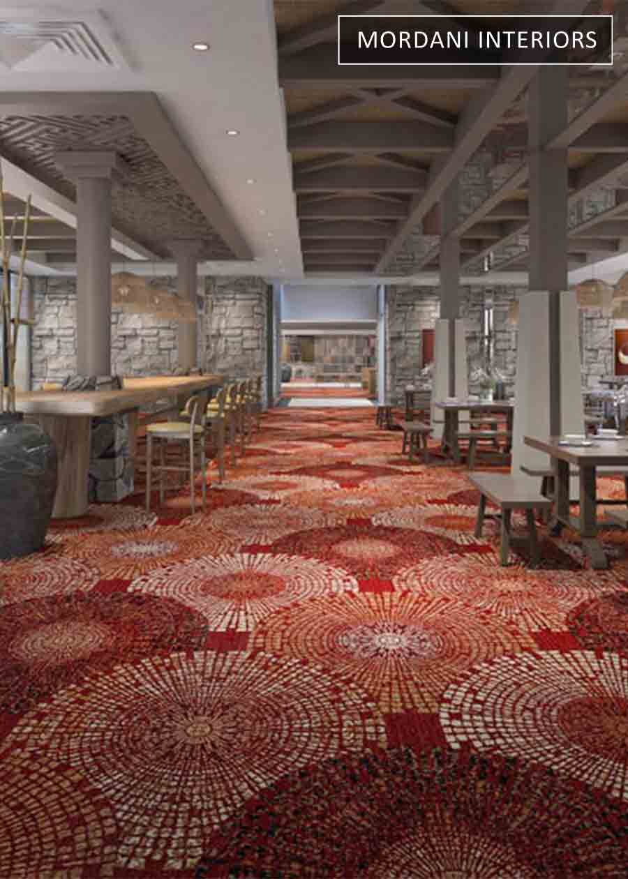 Red Hego Galaxy Wall to Wall Carpet