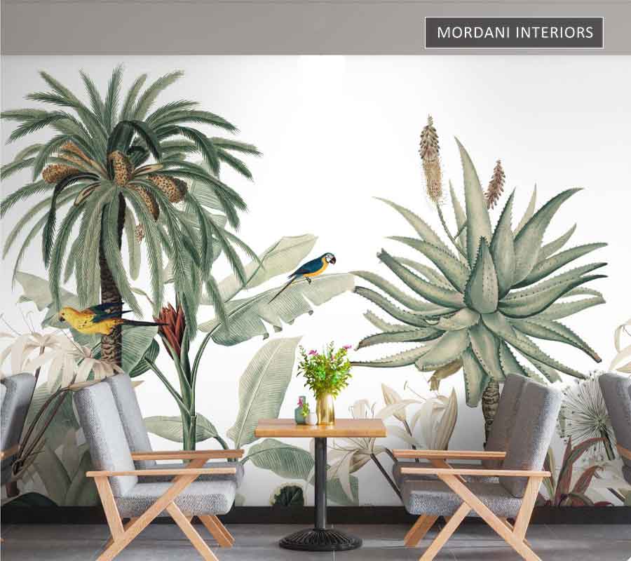 VINTAGE TROPICAL WALL MURALS _ M