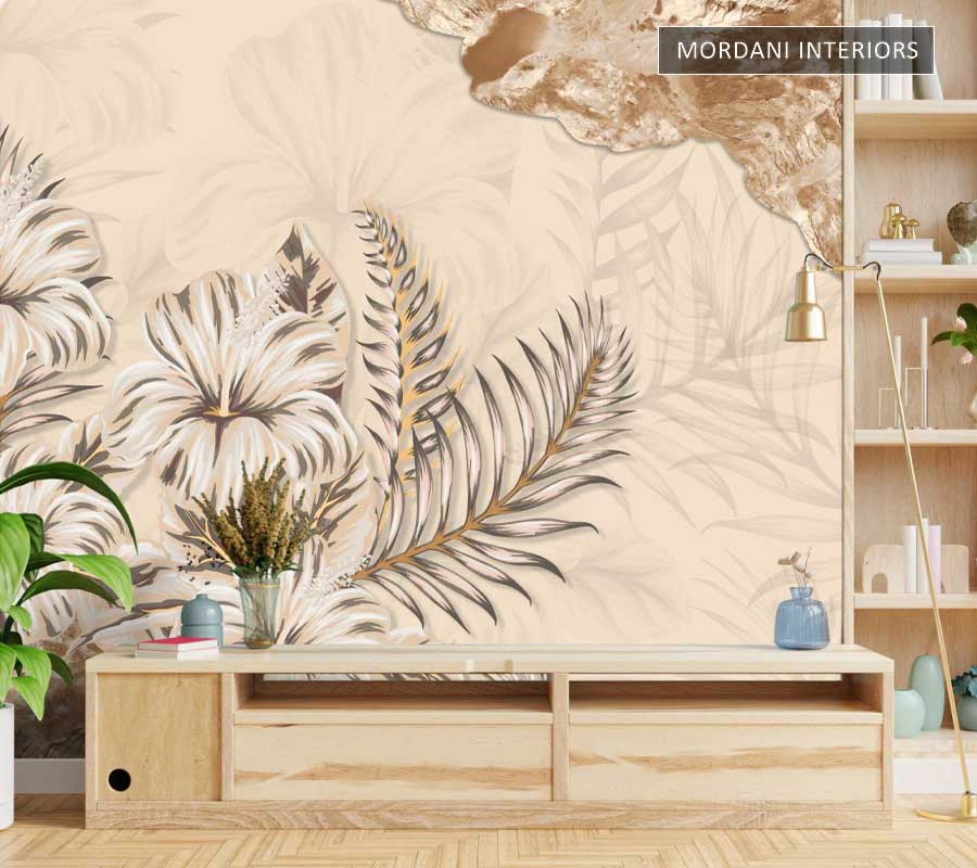 BOHO ABSTRACT TROPICAL WALL MURALS _ M