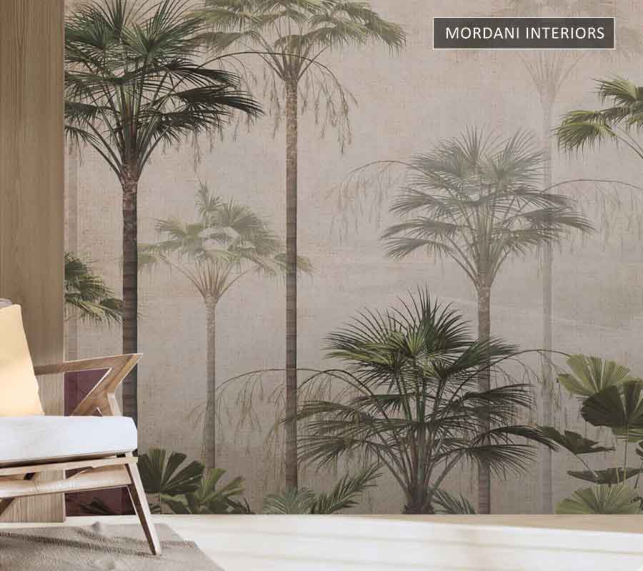 FOGGY  FOREST TROPICAL WALL MURALS _ M