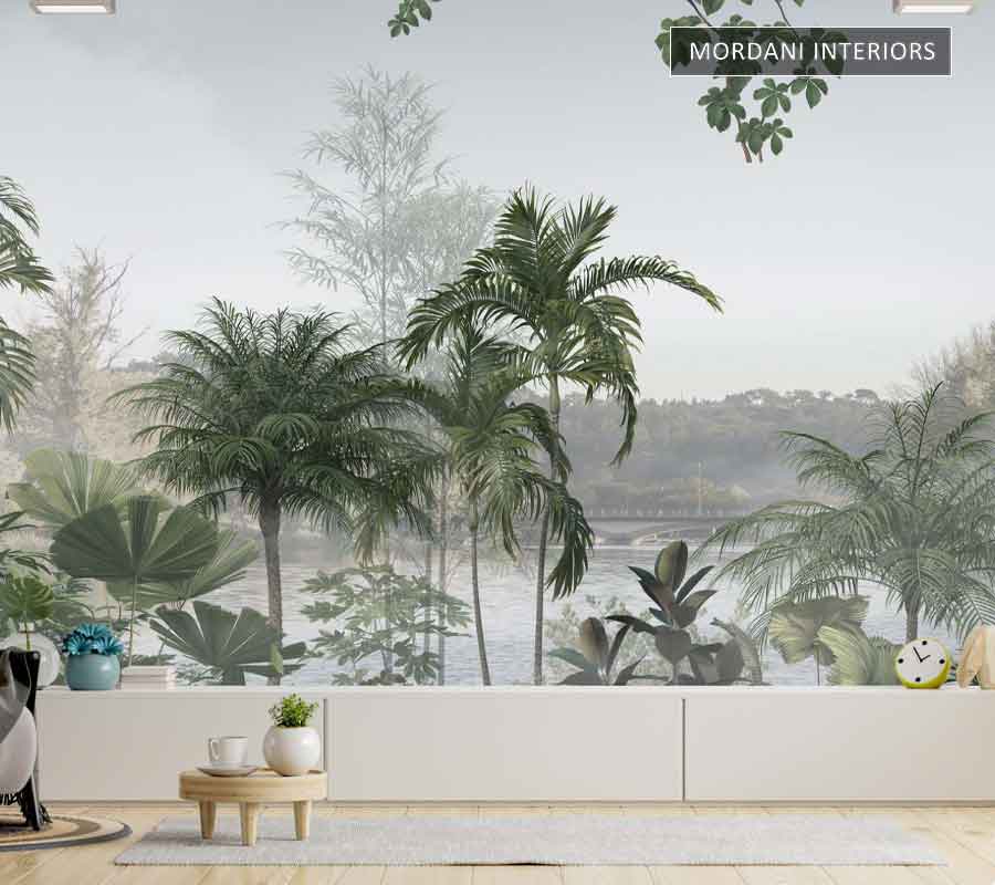 PALM FOREST TROPICAL WALL MURALS _ M