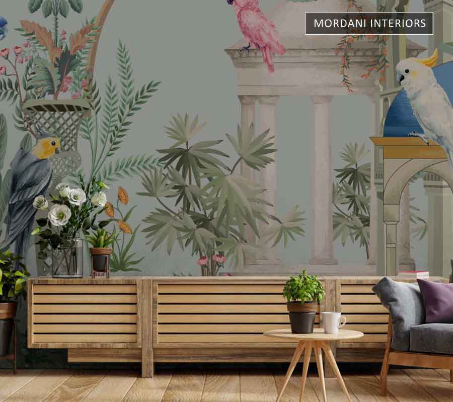 MUGHAL EASTERN ARCH WALL TROPICAL WALL MURALS _ M 