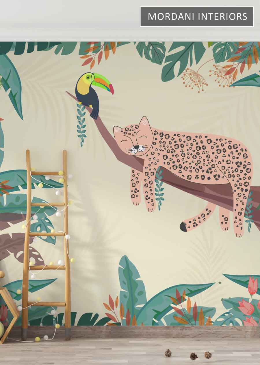 JUNGLE TIGER THEME KIDS WALL MURALS _ D