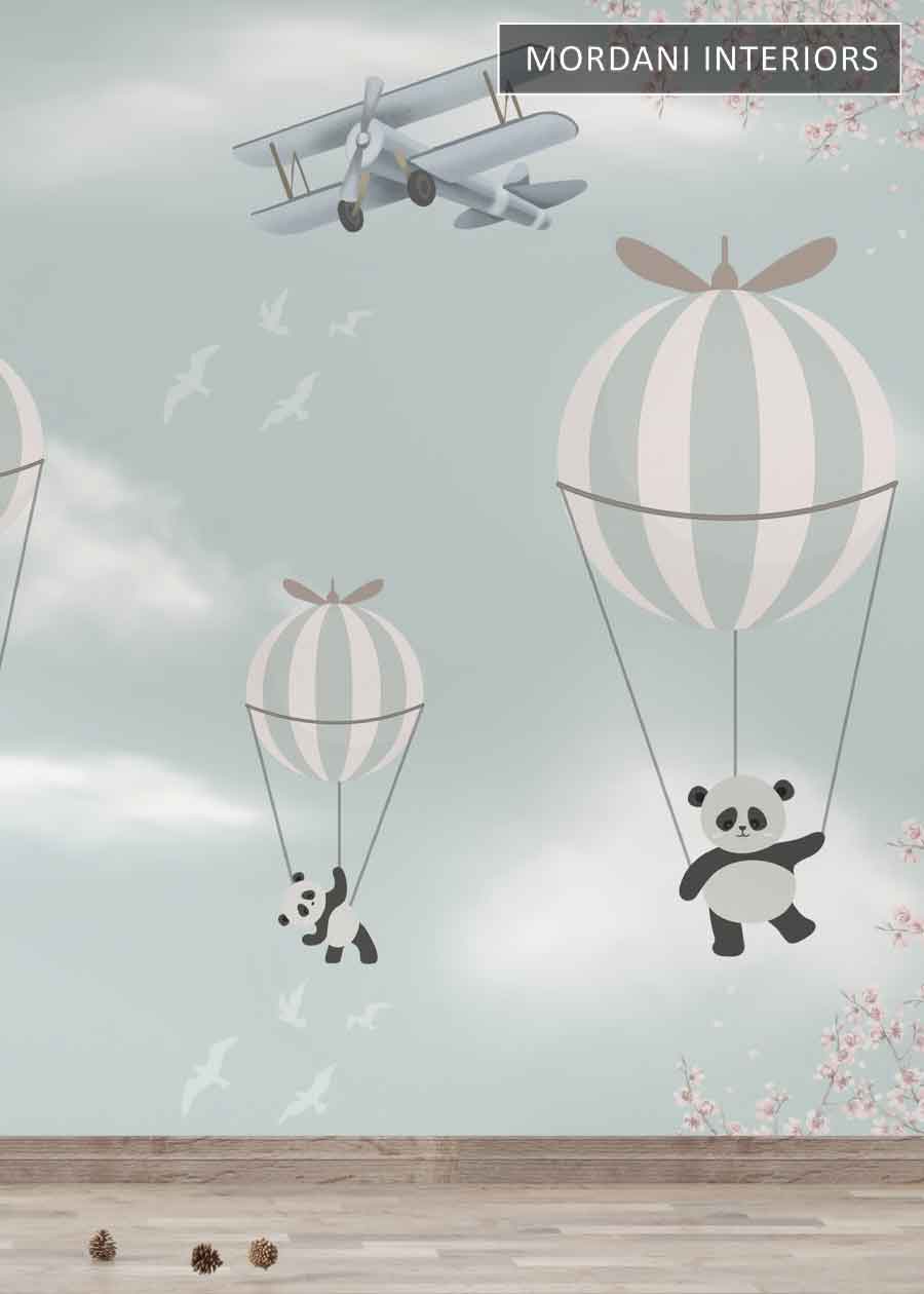 FLYING PANDA KIDS WALL MURALS _ D