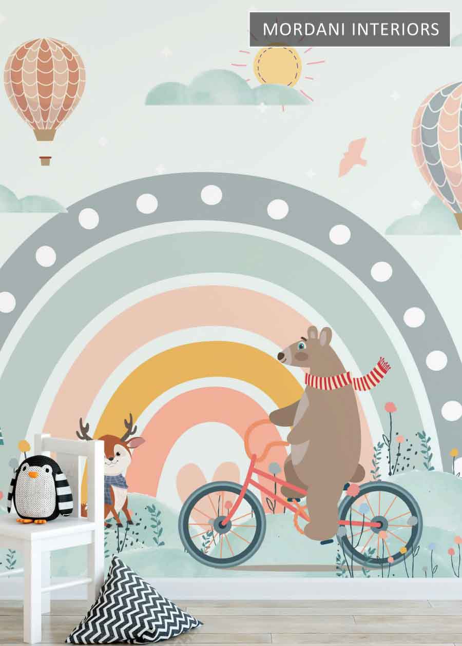RANIBOW RIDE KIDS WALL MURALS _ D