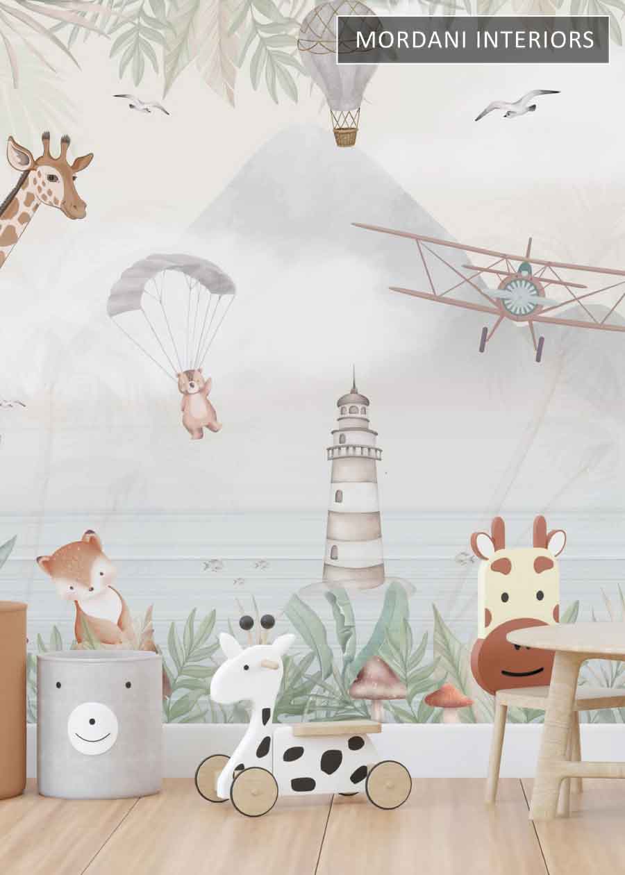 BEACH SIDE KIDS WALL MURALS _ D