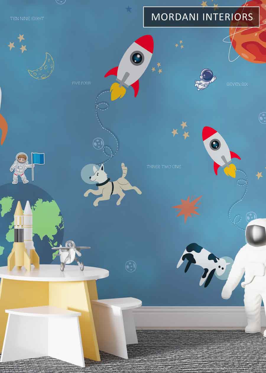 SPACE WALL KIDS WALL MURALS _ D