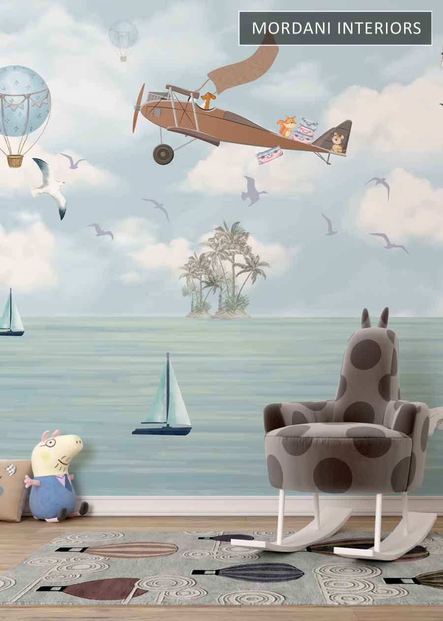 ADVENTURE ISLAND KIDS WALL MURALS _ D