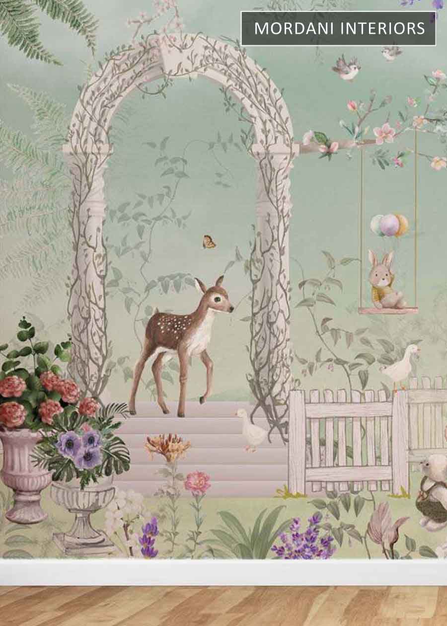 WILD LIFE ARCHWAY KIDS WALL MURALS _ D