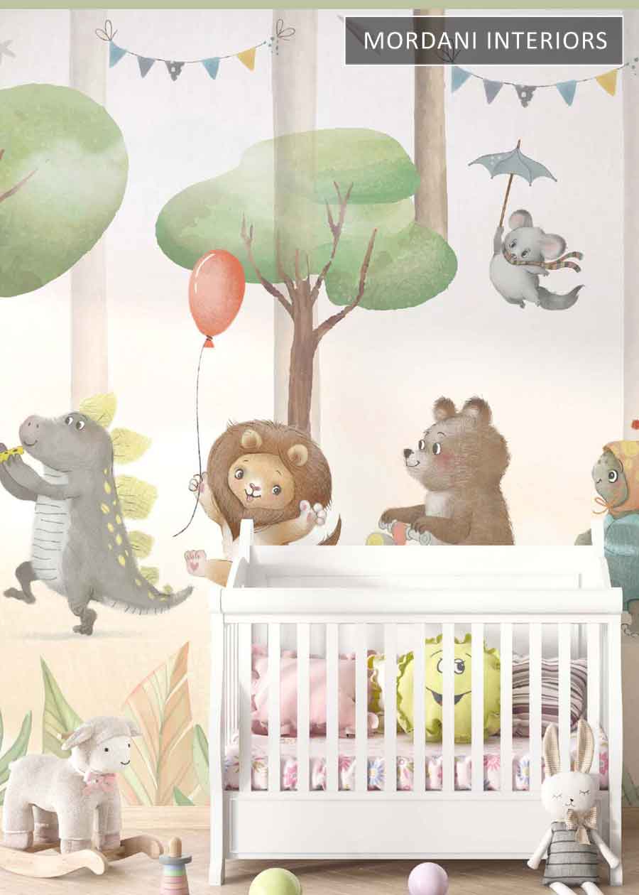 PALYFUL CHILDERN KIDS WALL MURALS _ D