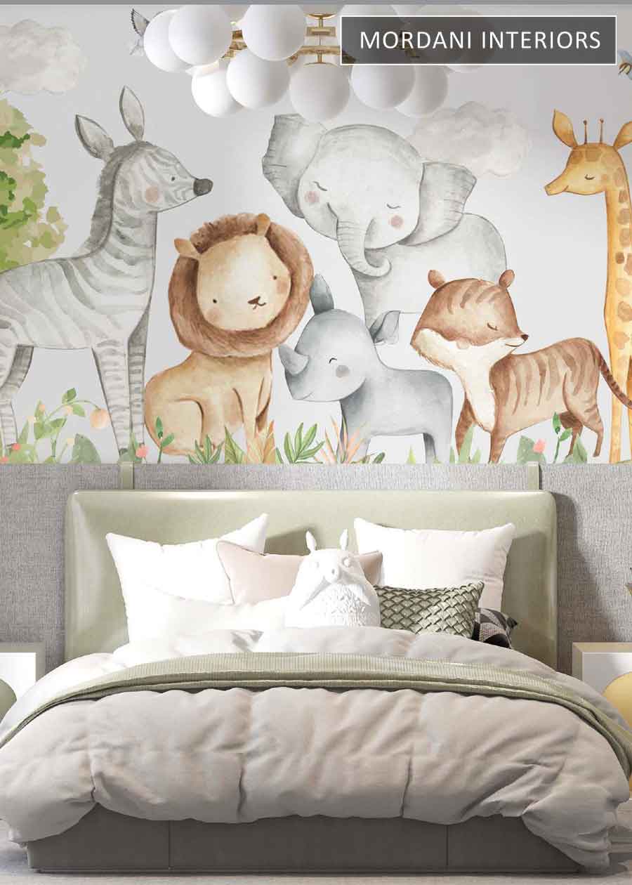 JUNGLE KINGDOM KIDS WALL MURALS _ D