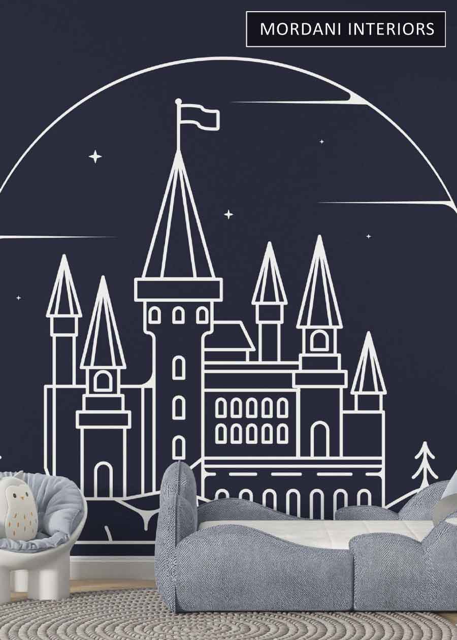 DISNEY CASTLE KIDS WALL MURALS _ D