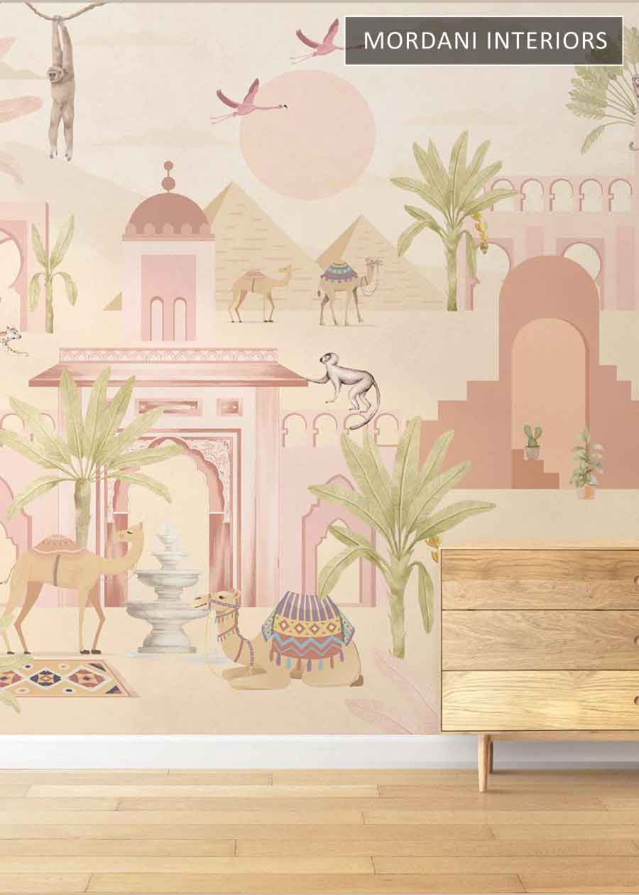 DESERT LANDSCAPE KIDS WALL MURALS _ D