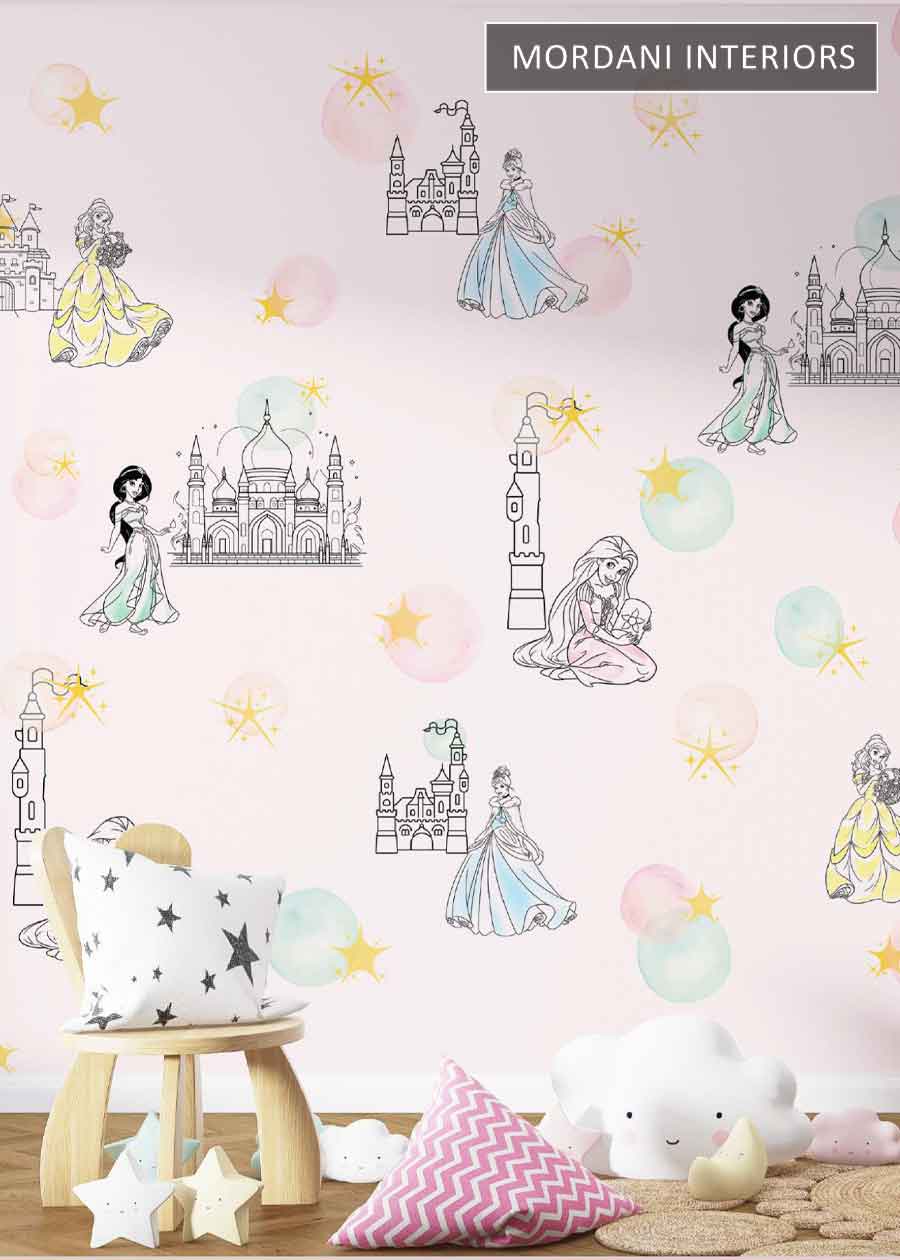DISNEY PRINCESS KIDS WALL MURALS _ D