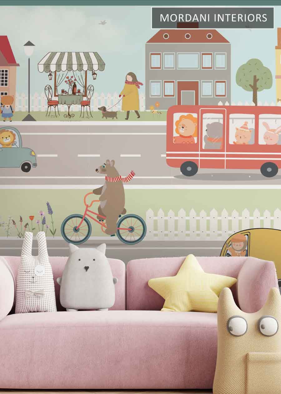 CITY KIDS WALL MURALS _ D 